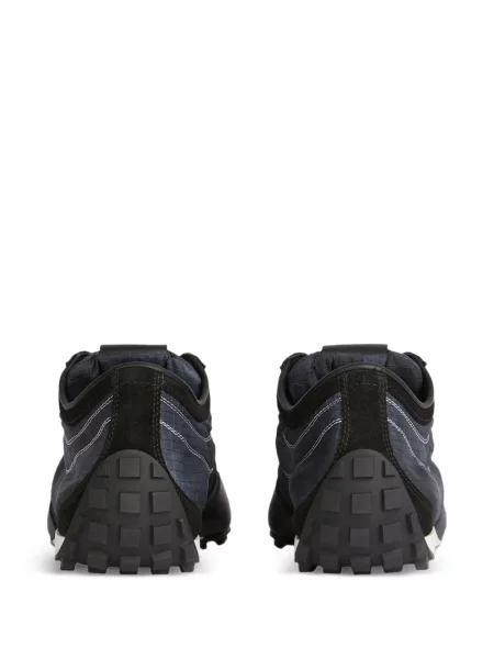 Sneakerși Balmain din piele albastru