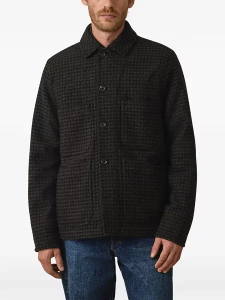 Geacă Paul Smith de lână cu model pepito negru