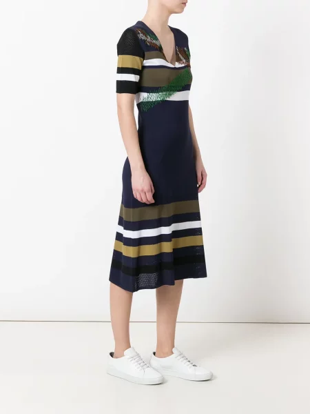 Rochie Kenzo cu dungi albastru