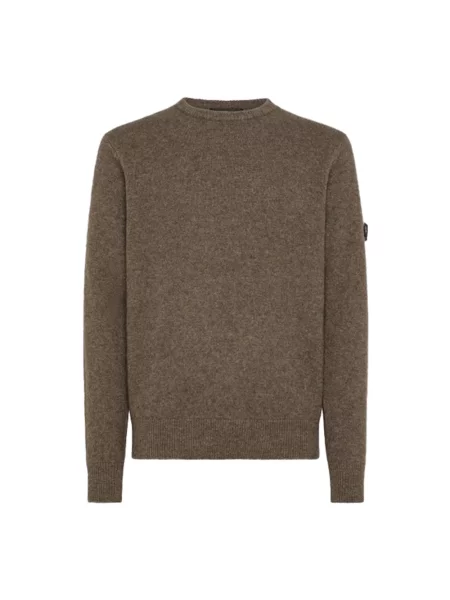 Sweter Peuterey wełniany brązowy