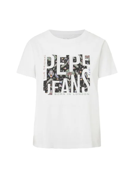 Pepe Jeans Tricou GLORIA negru alb