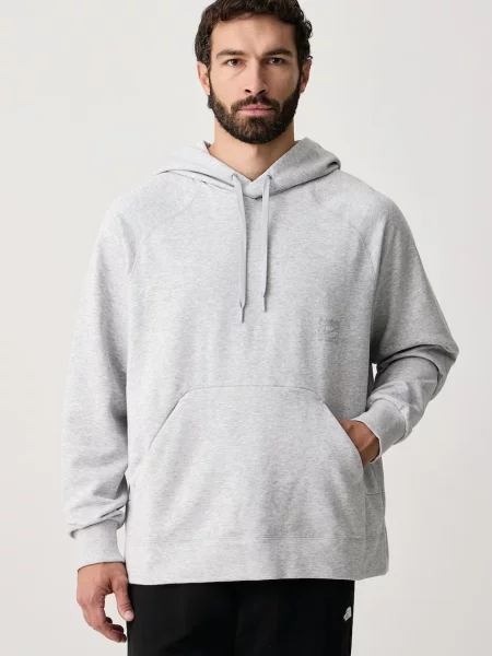 Nike bluza z kapturem z bawełną N.A.C. Dri-FIT szara