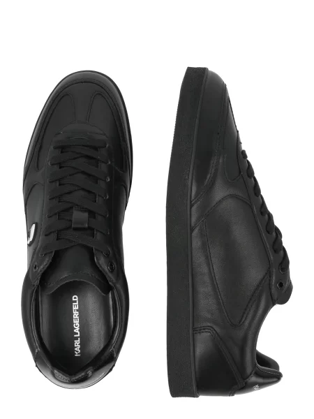 Sneakerși Karl Lagerfeld din piele negru