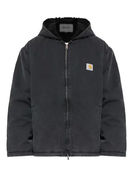 Яке Carhartt Wip с качулка сиво