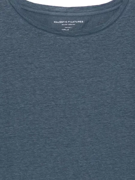 Koszulka Majestic Filatures z rękawami 3/4 niebieska