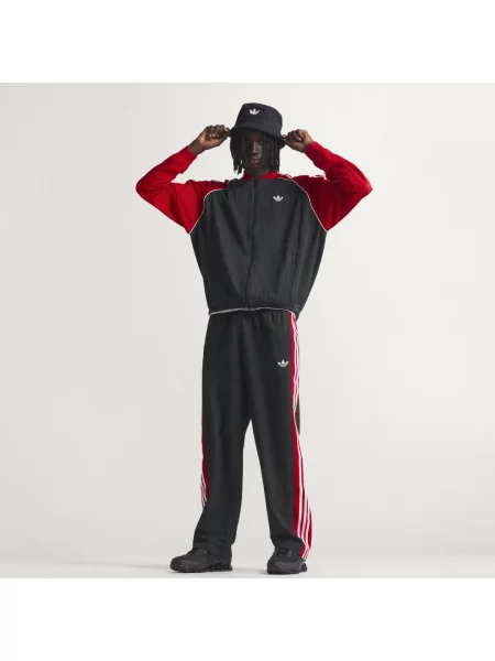 Tepláková souprava Adidas se síťovinou černá