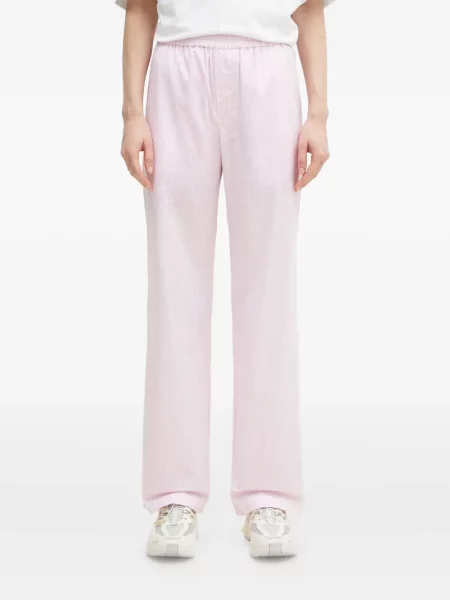Pantaloni Fiorucci în carouri roz