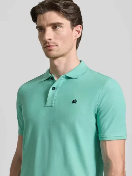 Koszulka polo z wyhaftowanym logo model PERFORMANCE' Lerros