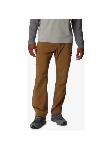 Długie spodnie Columbia Silver Ridge Utility brązowe