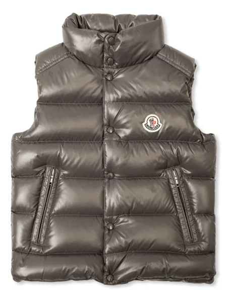 Kamizelka puchowa dziecięca Moncler Enfant szara