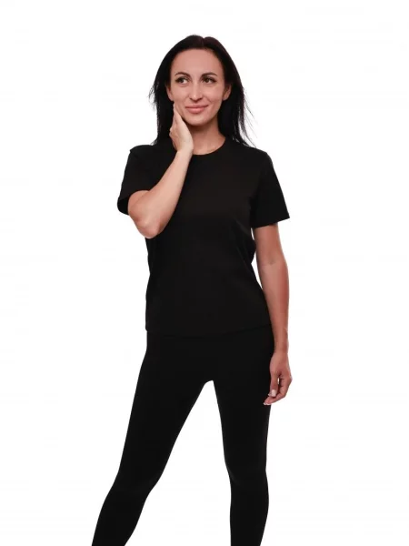 Футболка STREAM віскоза/поліестер чорний