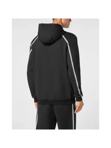 Bluza z kapturem Plein Sport z kapturem czarna