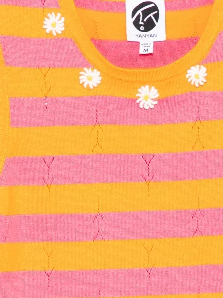 Top Yanyan Knits portocaliu
