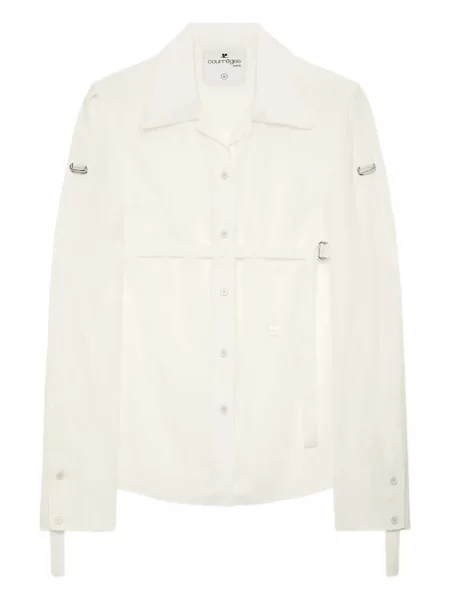 Koszula Courreges na ramiączkach biała