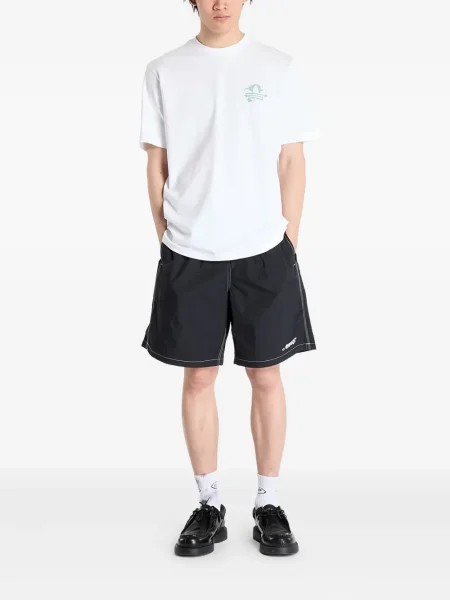 Бягане тениска Adidas с леопардов принт от джърси черно