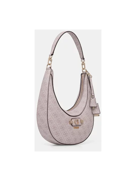 Guess torebka hobo LINDSEY różowa
