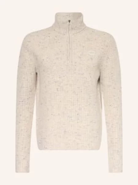 Dzianinowy sweter z golfem G-star niebieski