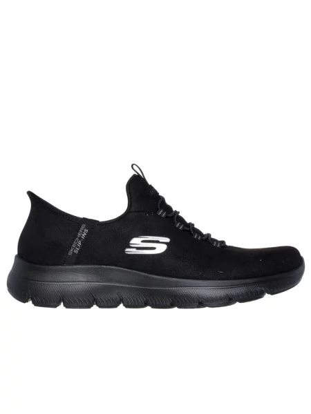 Sneakersy Skechers wsuwane czarne