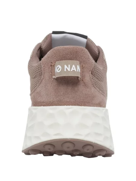 Sneakerși No Name din piele de căprioară maro