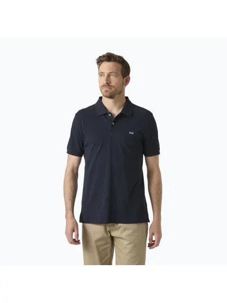 Tricou polo pentru bărbați Helly Hansen Elba Fitted Polo navy
