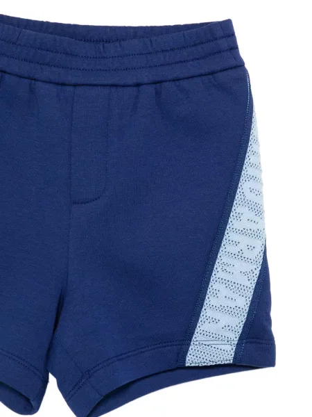Szorty dziecięce Emporio Armani niebieskie