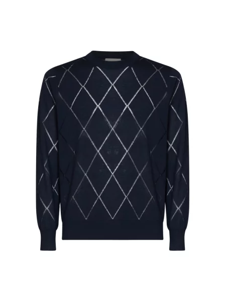 Sweter Dries Van Noten wełniany niebieski