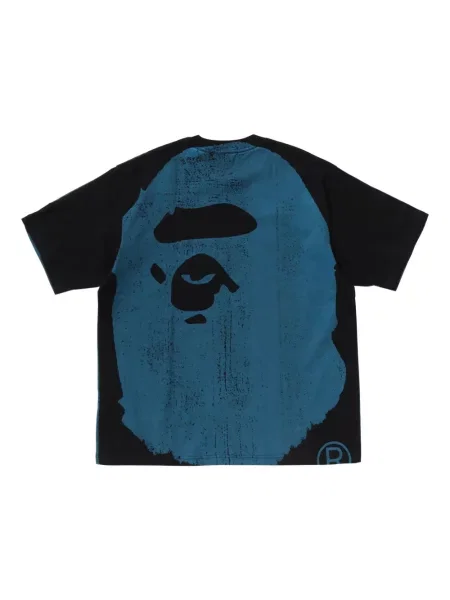 Tricou A Bathing Ape® cu imagine negru