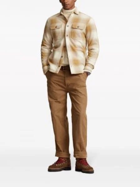 Keprové medvídek zúžené polotričko Polo Ralph Lauren modré