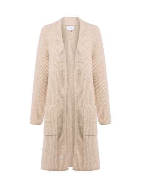 Nümph kardigan z zawartością alapka Nuzindi Kobiety jednolity S beżowy