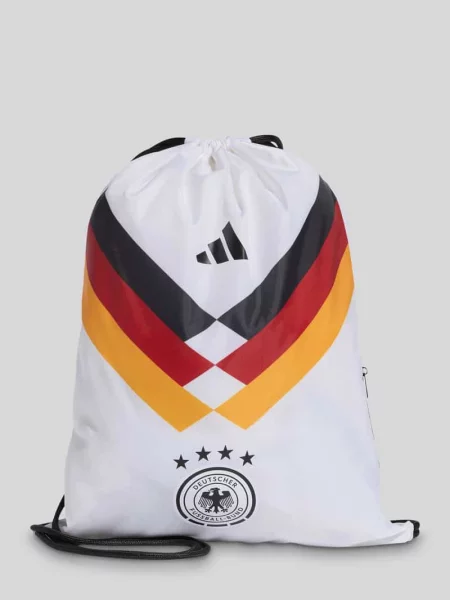 Plecak treningowy z logo dfb Adidas Sportswear biały