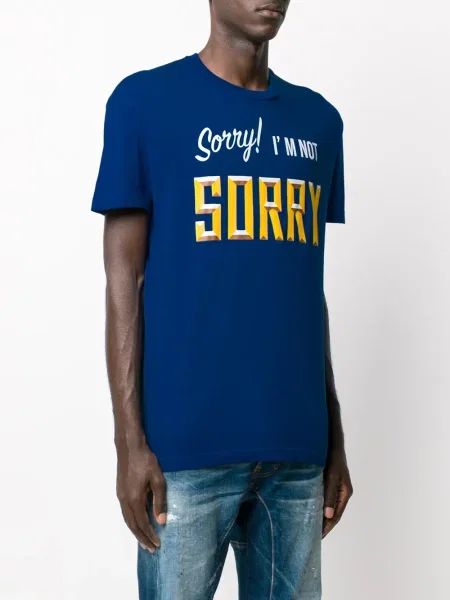 Tricou Dsquared2 cu imagine albastru