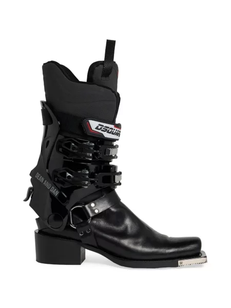 Botine Dsquared2 cu cataramă negru