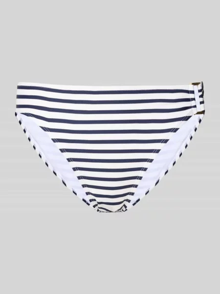 Figi bikini z ozdobną aplikacją model ‘LUXE’ Lauren Ralph Lauren granatowy