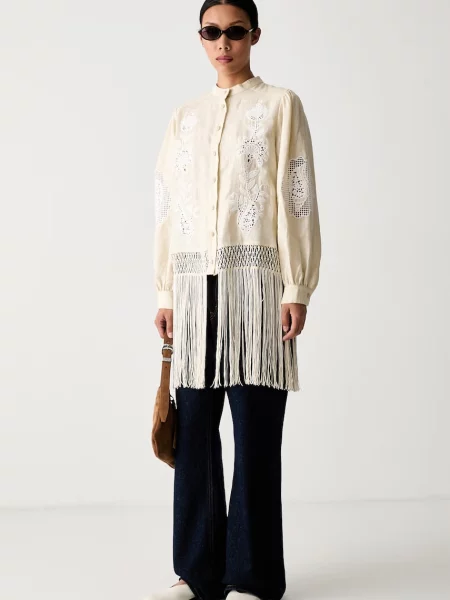 Льняная рубашка Farm Rio