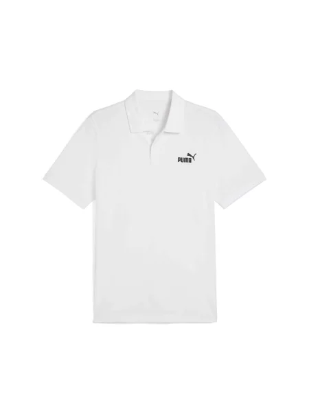 Поло PUMA Ess No. 1 Logo Pique Polo комбінований верх білий