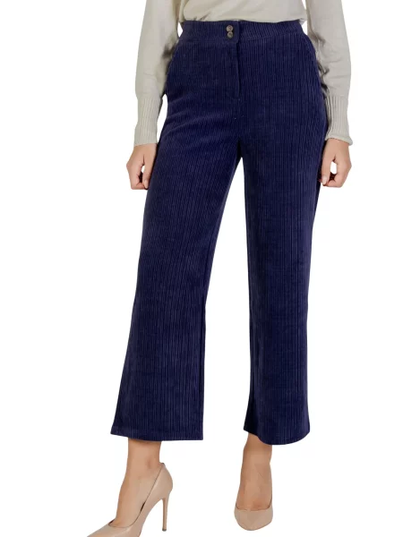 Pantaloni Ichi albastru