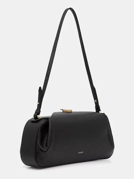 Yuzefi torebka skórzana OYSTER czarny