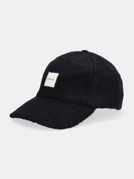 Czapka z daszkiem Calvin Klein czarna