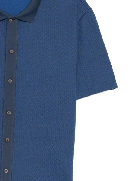 Cămașă Ps Paul Smith tricotate albastru