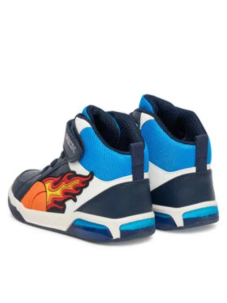 Geox Sneakersy J Inek D Tmavomodrá
