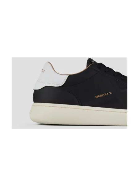 Lniane sneakersy Alexander Smith czarne