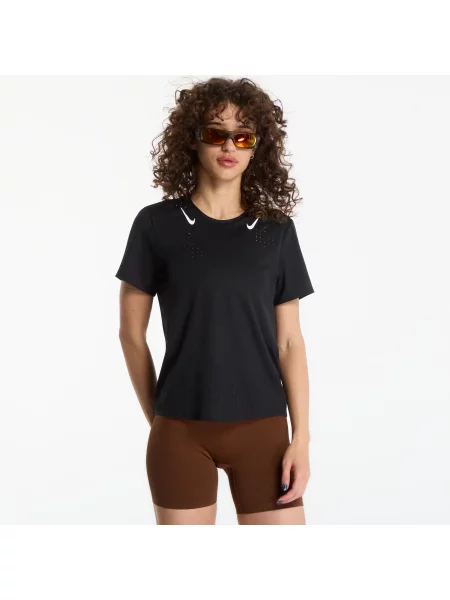 Tricou Nike AeroSwift Dri-FIT ADV Running Top Black/ White M alb