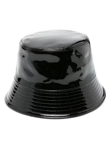 Pălărie Prada din piele negru