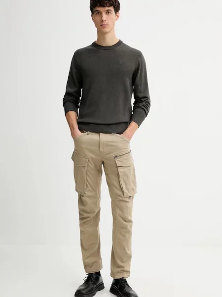 G-Star sweter wełniany 0 lekki zielony