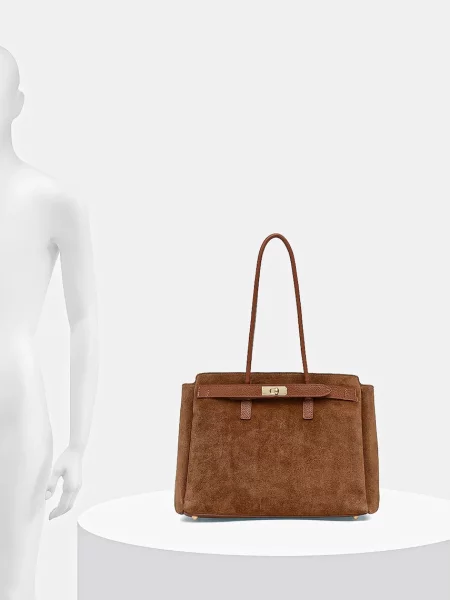 Замшева сумочка Answear.LAB коричневий