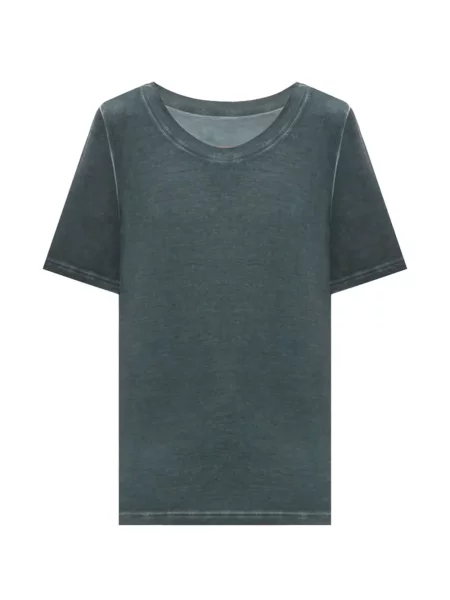 Tricou Uma Wang cu decolteu rotund albastru