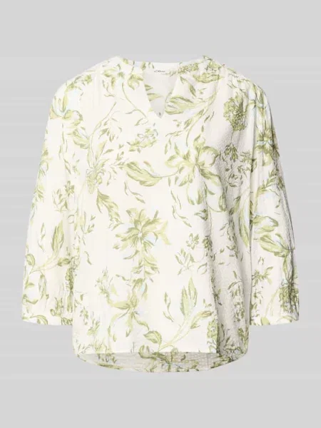 Tunika o kroju regular fit z mieszanki i bawełny S.oliver Red Label