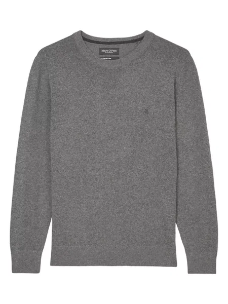Pulover Marc O'polo cu decolteu rotund gri