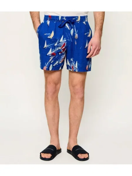 Tommy Jeans De in pantaloni scurți albastru