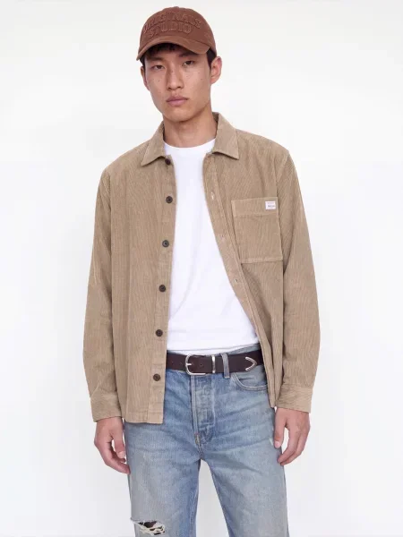 JACK & JONES Geacă de primăvară-toamnă JJZAC deschis maro